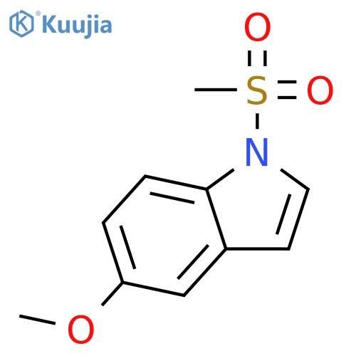 1H-Indole, 5-methoxy-1-(methylsulfonyl)- structure