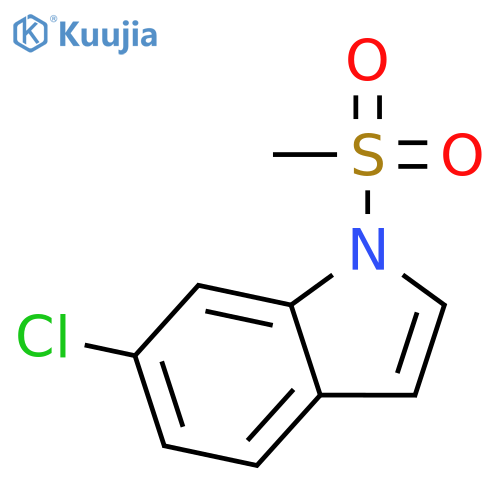 6-Chloro-1-(methylsulfonyl)-1H-indole structure