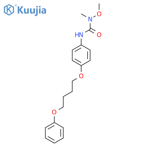 Urea, N-methoxy-N-methyl-N'-[4-(4-phenoxybutoxy)phenyl]- structure