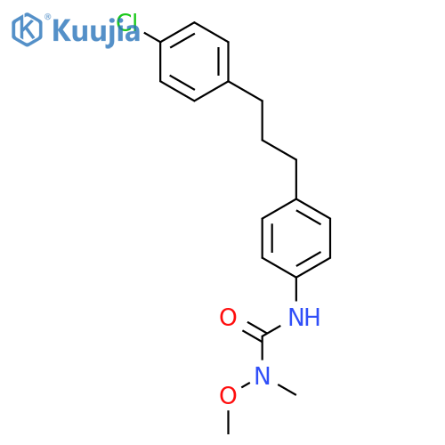 Urea, N'-[4-[3-(4-chlorophenyl)propyl]phenyl]-N-methoxy-N-methyl- structure