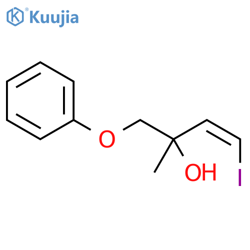 3-Buten-2-ol, 4-iodo-2-methyl-1-phenoxy-, (Z)- structure
