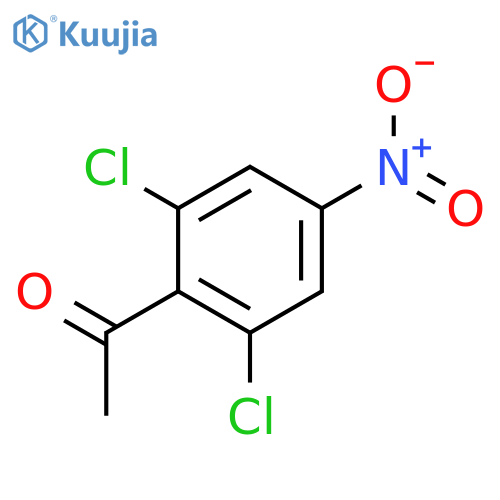Ethanone, 1-(2,6-dichloro-4-nitrophenyl)- structure