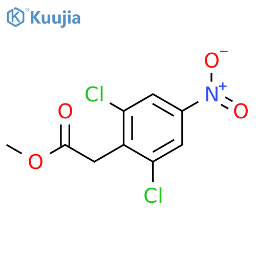 methyl 2-(2,6-dichloro-4-nitrophenyl)acetate structure