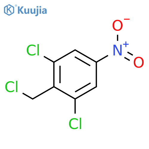 Benzene, 1,3-dichloro-2-(chloromethyl)-5-nitro- structure