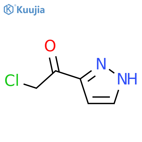 2-chloro-1-(1H-pyrazol-3-yl)ethan-1-one structure