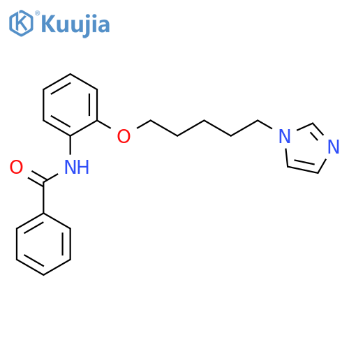 Benzamide, N-[2-[[5-(1H-imidazol-1-yl)pentyl]oxy]phenyl]- structure