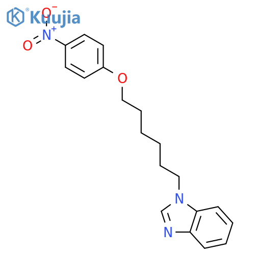 1H-Benzimidazole, 1-[6-(4-nitrophenoxy)hexyl]- structure