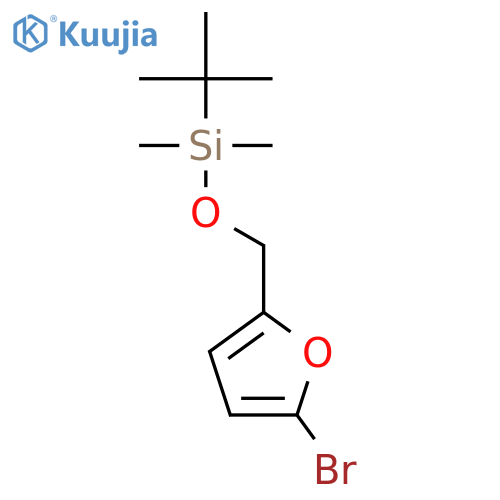 Silane, [(5-bromo-2-furanyl)methoxy](1,1-dimethylethyl)dimethyl- structure