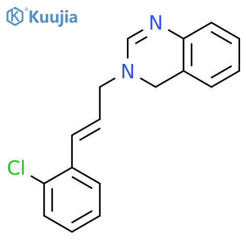 QUINAZOLINE, 3-[(2E)-3-(2-CHLOROPHENYL)-2-PROPENYL]-3,4-DIHYDRO- structure