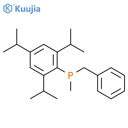 PHOSPHINE, METHYL(PHENYLMETHYL)[2,4,6-TRIS(1-METHYLETHYL)PHENYL]- structure