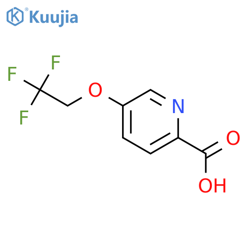 5-(2,2,2-trifluoroethoxy)pyridine-2-carboxylic Acid structure