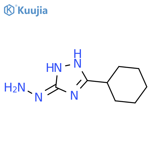 3H-1,2,4-Triazol-3-one, 5-cyclohexyl-1,2-dihydro-, hydrazone structure