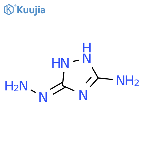 3H-1,2,4-Triazol-3-one, 5-amino-1,2-dihydro-, hydrazone structure