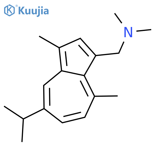 1-(Dimethylaminomethyl)-5-isopropyl-3,8-dimethylazulene structure