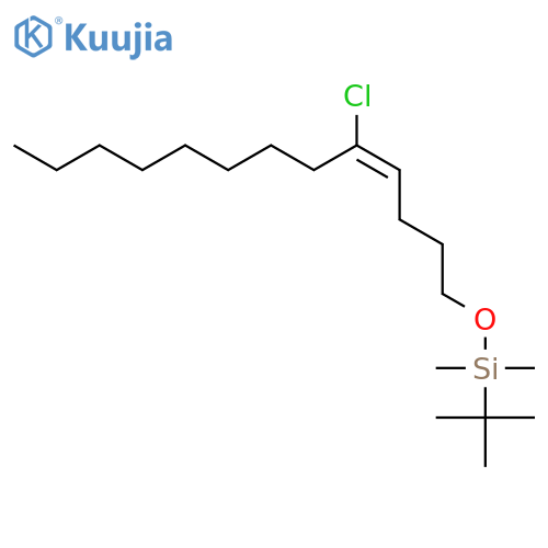 Silane, [[(4Z)-5-chloro-4-tridecenyl]oxy](1,1-dimethylethyl)dimethyl- structure