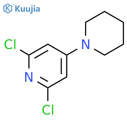 PYRIDINE, 2,6-DICHLORO-4-(1-PIPERIDINYL)- structure