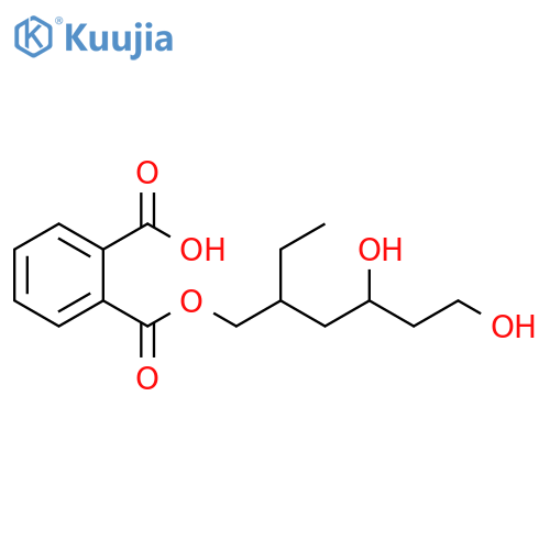 1,2-Benzenedicarboxylicacid, mono(2-ethyl-4,6-dihydroxyhexyl) ester (9CI) structure