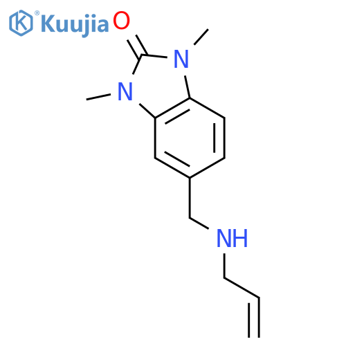 5-Allylaminomethyl-1,3-dimethyl-1,3-dihydro-benzoimidazol-2-one structure