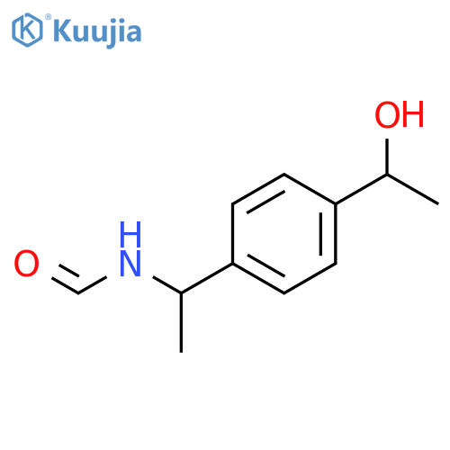Formamide, N-[1-[4-(1-hydroxyethyl)phenyl]ethyl]- structure