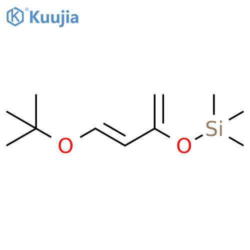 Silane, [[3-(1,1-dimethylethoxy)-1-methylene-2-propenyl]oxy]trimethyl-,(E)- structure