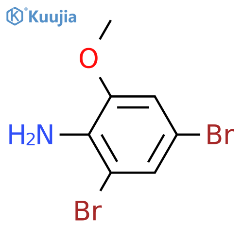 2,4-Dibromo-6-methoxyaniline structure