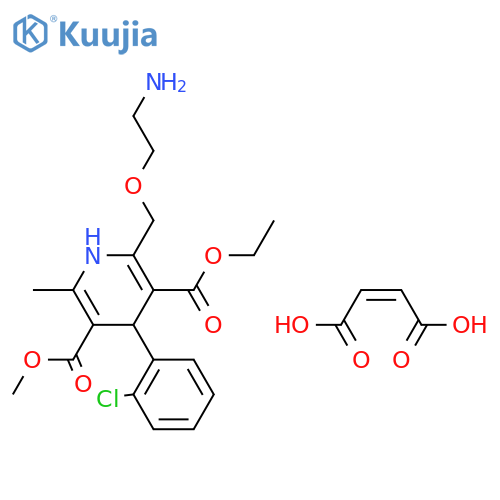 Amlodipine maleate structure