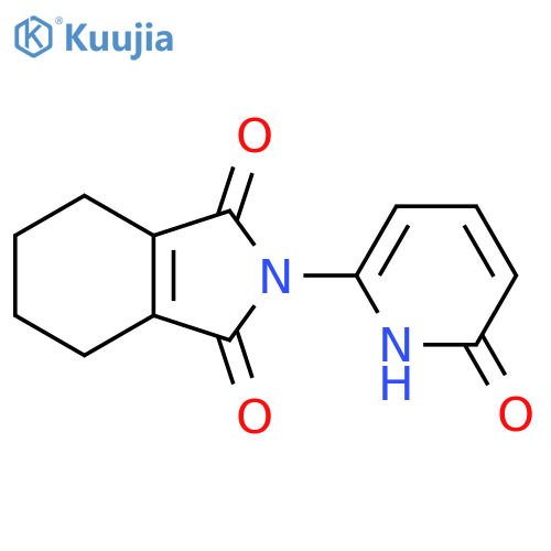 1H-Isoindole-1,3(2H)-dione, 2-(1,6-dihydro-6-oxo-2-pyridinyl)-4,5,6,7-tetrahydro- structure