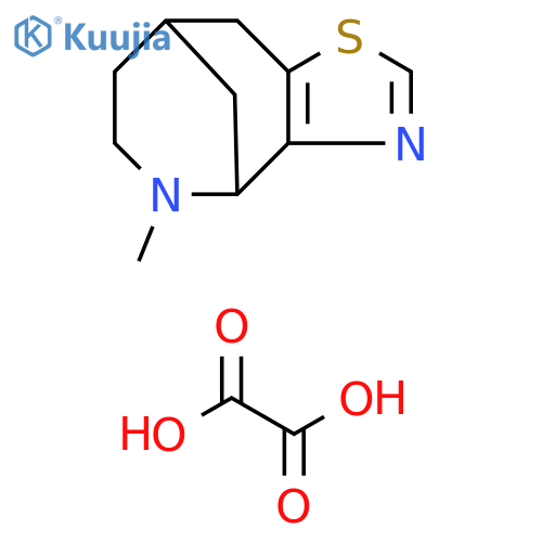 4,8-Methanothiazolo[4,5-c]azocine, 4,5,6,7,8,9-hexahydro-5-methyl-, ethanedioate (1:1) structure