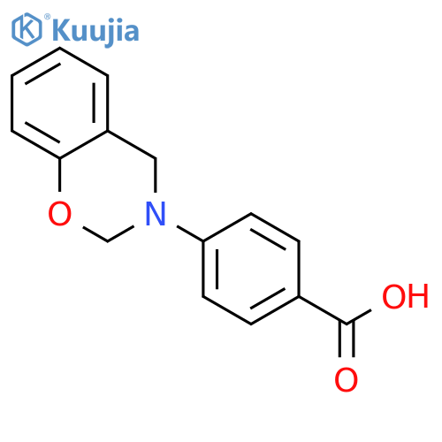 Benzoic acid, 4-(2H-1,3-benzoxazin-3(4H)-yl)- structure