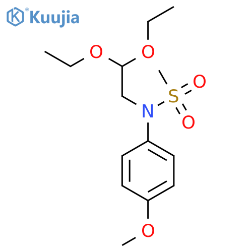 Methanesulfonamide, N-(2,2-diethoxyethyl)-N-(4-methoxyphenyl)- structure