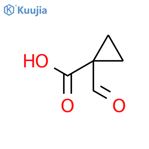 1-formylcyclopropane-1-carboxylic acid structure
