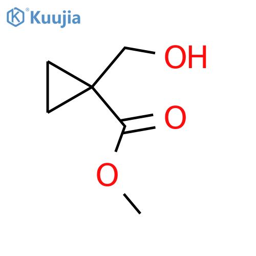 Methyl 1-(hydroxymethyl)cyclopropanecarboxylate structure
