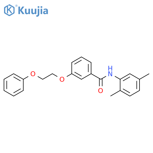 N-(2,5-Dimethylphenyl)-3-(2-phenoxyethoxy)benzamide structure