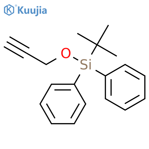 Silane, (1,1-dimethylethyl)diphenyl(2-propynyloxy)- structure