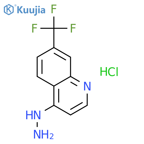 4-Hydrazino 7-Trifluoromethyl-quinoline Hydrochloride structure