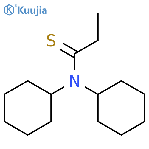 Propanethioamide, N,N-dicyclohexyl- structure