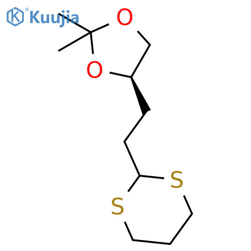 1,3-DITHIANE, 2-[2-[(4R)-2,2-DIMETHYL-1,3-DIOXOLAN-4-YL]ETHYL]- structure