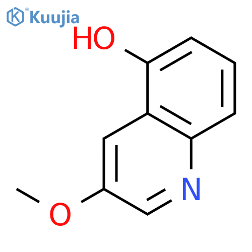 3-methoxy-5-Quinolinol structure