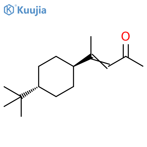 3-Penten-2-one, 4-[4-(1,1-dimethylethyl)cyclohexyl]-, trans- structure