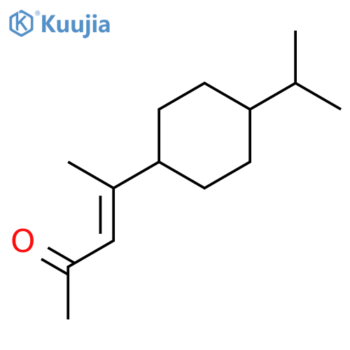 3-Penten-2-one, 4-[4-(1-methylethyl)cyclohexyl]- structure