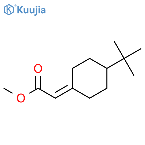 methyl 2-(4-tert-butylcyclohexylidene)acetate structure