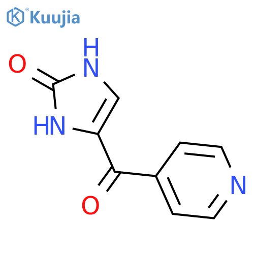 2H-Imidazol-2-one,1,3-dihydro-4-(4-pyridinylcarbonyl)- structure