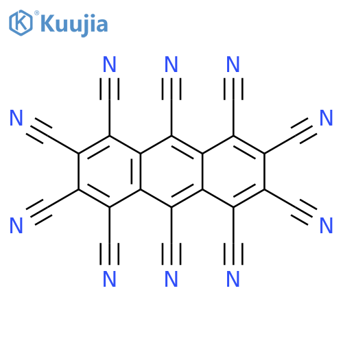 ANTHRACENEDECACARBONITRILE structure