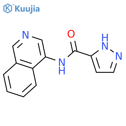 1H-Pyrazole-3-carboxamide, N-4-isoquinolinyl- structure