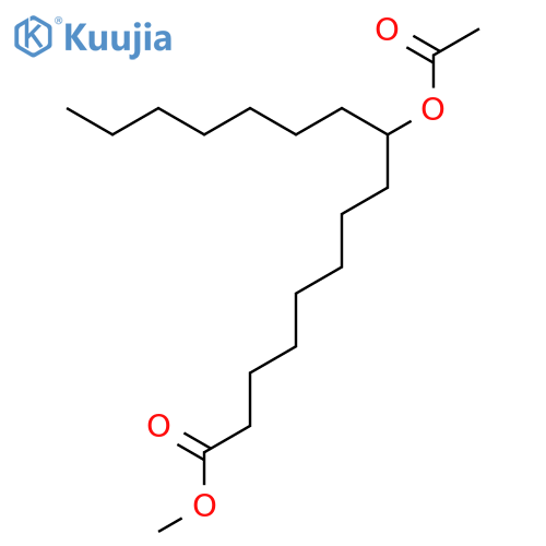 Hexadecanoic acid, 9-(acetyloxy)-, methyl ester structure