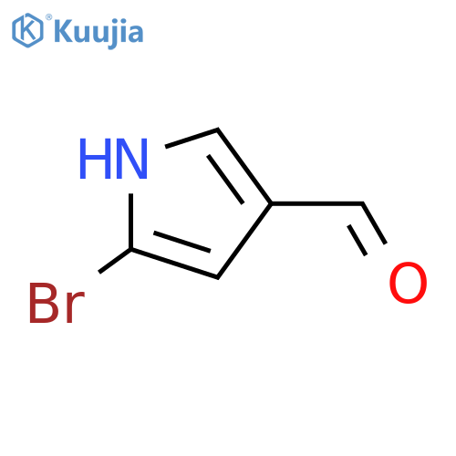 5-Bromo-1H-pyrrole-3-carbaldehyde structure