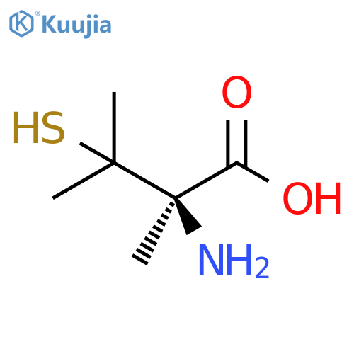 Valine,3-mercapto-2-methyl- structure