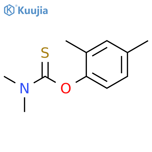 Carbamothioic acid, dimethyl-, O-(2,4-dimethylphenyl) ester structure
