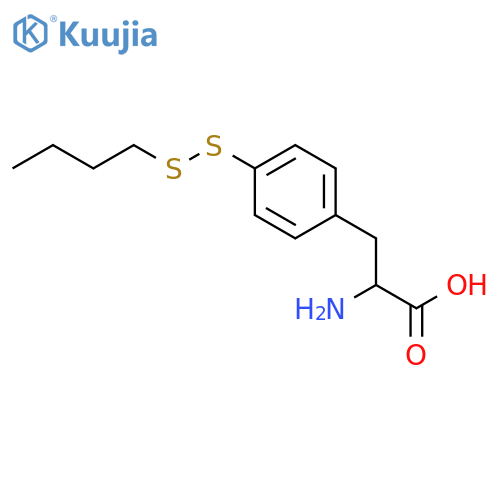 L-Phenylalanine, 4-(butyldithio)- structure