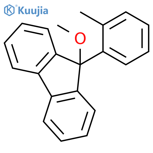 9H-Fluorene, 9-methoxy-9-(2-methylphenyl)- structure